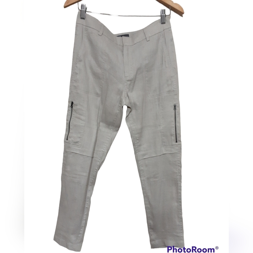 Vince jogger pants women linen blend in size 2 - Picture 9 of 9